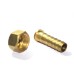 Brass Nut Nipple Hex
